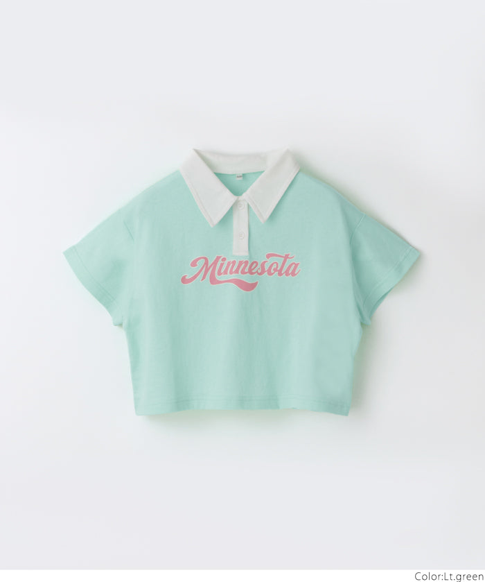 Children's Printed Short Sleeve POLO Shirt