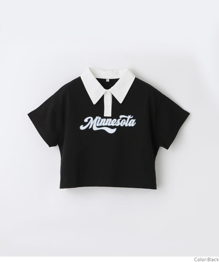 Children's Printed Short Sleeve POLO Shirt