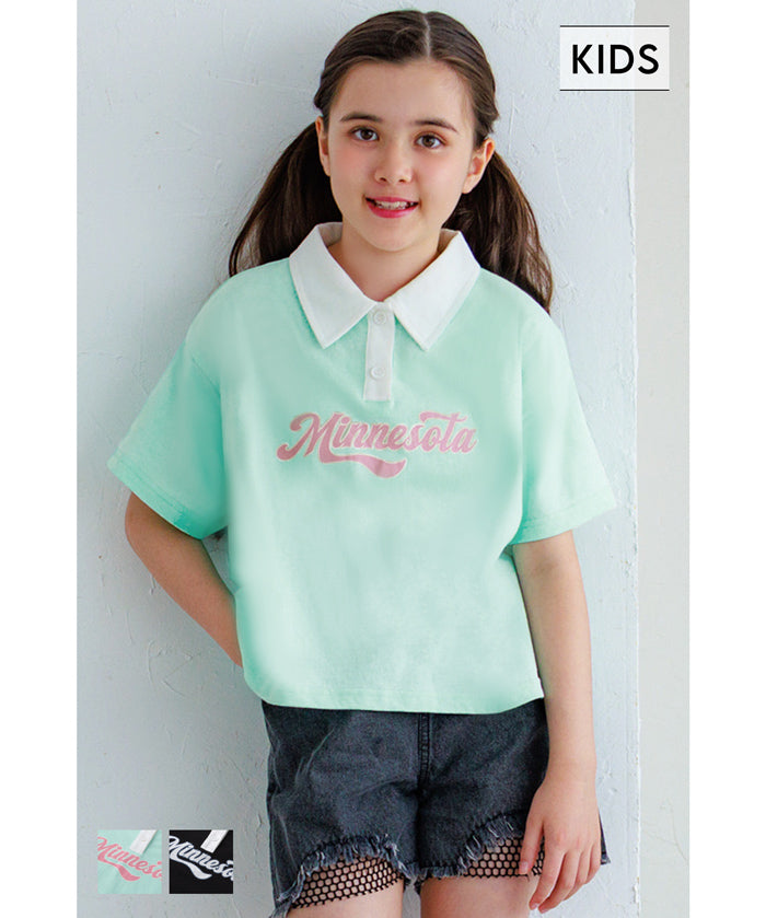 Children's Printed Short Sleeve POLO Shirt