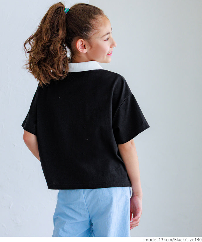 Children's Printed Short Sleeve POLO Shirt