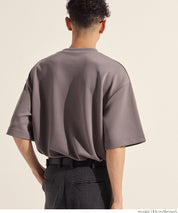 Men's space cotton basic short-sleeved T-shirt