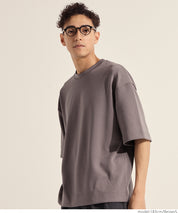 Men's space cotton basic short-sleeved T-shirt