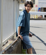 Men's space cotton basic short-sleeved T-shirt