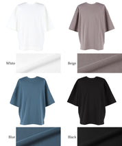 Men's space cotton basic short-sleeved T-shirt