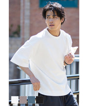 Men's space cotton basic short-sleeved T-shirt