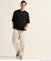 Men's space cotton basic short-sleeved T-shirt