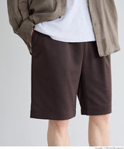 Men's soft space cotton elastic shorts
