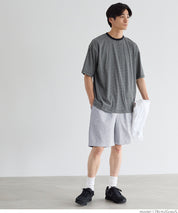 Men's soft space cotton elastic shorts