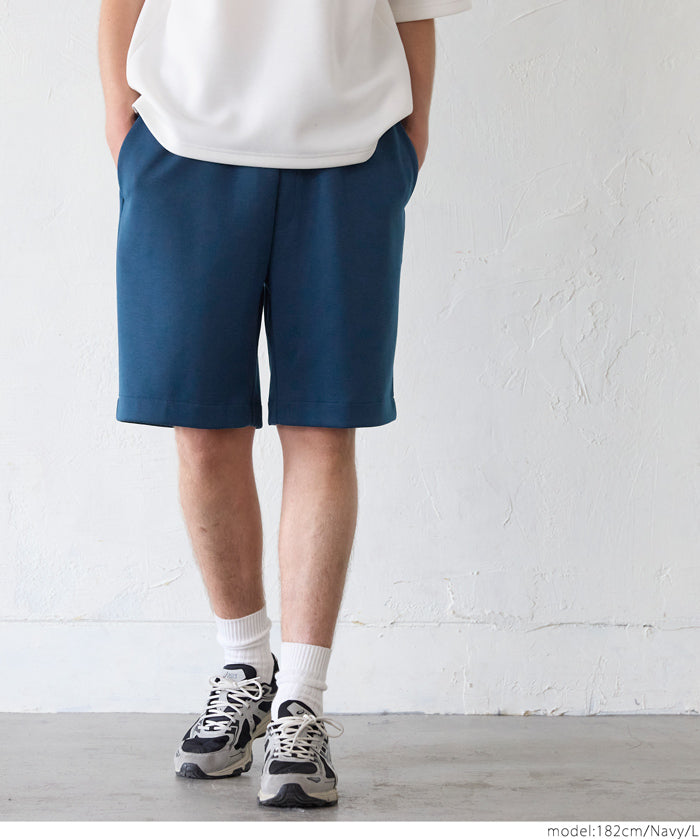Men's soft space cotton elastic shorts