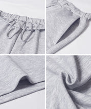 Men's soft space cotton elastic shorts