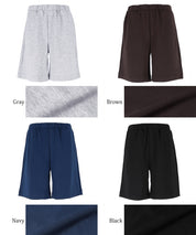 Men's soft space cotton elastic shorts