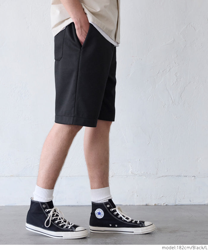 Men's soft space cotton elastic shorts