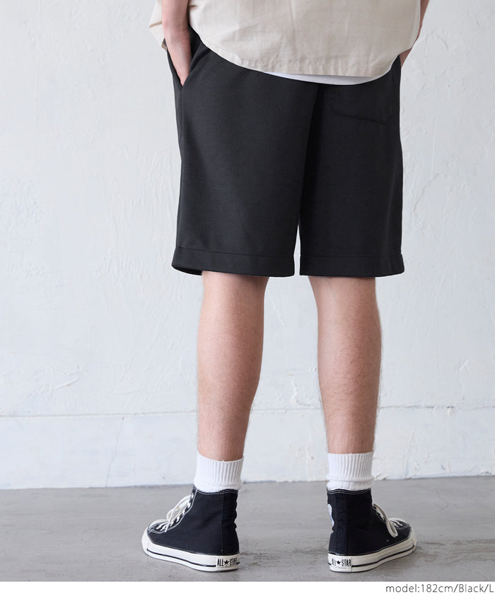 Men's soft space cotton elastic shorts