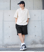 Men's soft space cotton elastic shorts