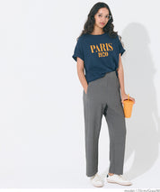 【Embossed function】Comfortable elastic cocoon trousers