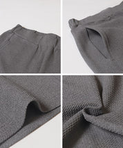 【Embossed function】Comfortable elastic cocoon trousers