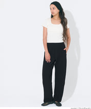 【Embossed function】Comfortable elastic cocoon trousers