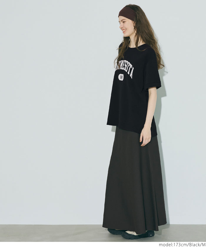 【Embossed function】Sports style LOGO short-sleeved T-shirt