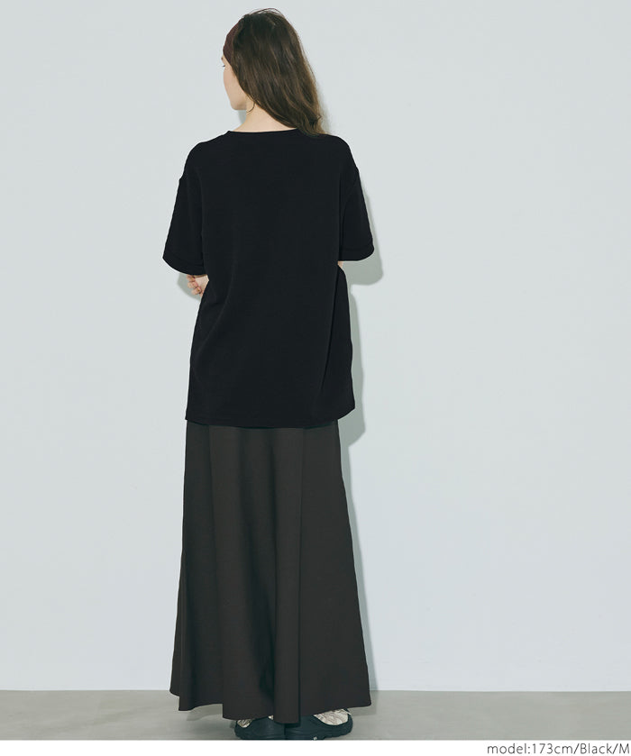 【Embossed function】Sports style LOGO short-sleeved T-shirt