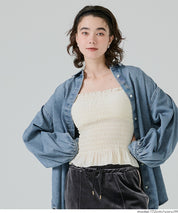 【OUT BRA】Luxury Velvet two-way Bra Top