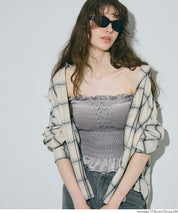 【OUT BRA】Luxury Velvet two-way Bra Top