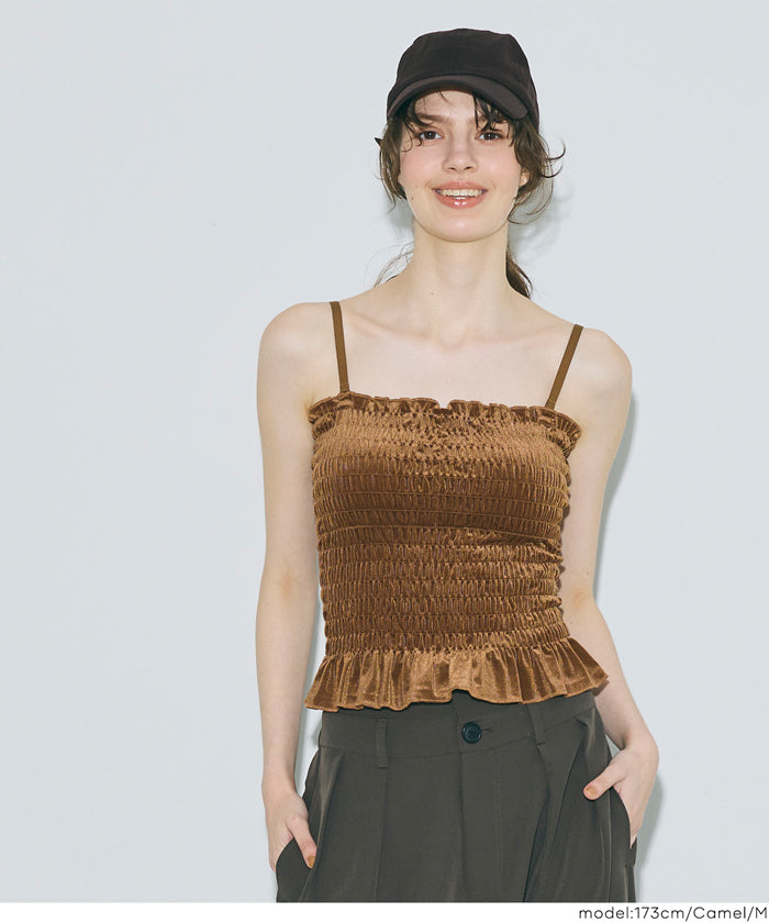 【OUT BRA】Luxury Velvet two-way Bra Top