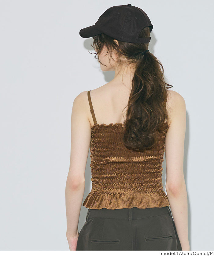 【OUT BRA】Luxury Velvet two-way Bra Top