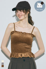 【OUT BRA】Luxury Velvet two-way Bra Top