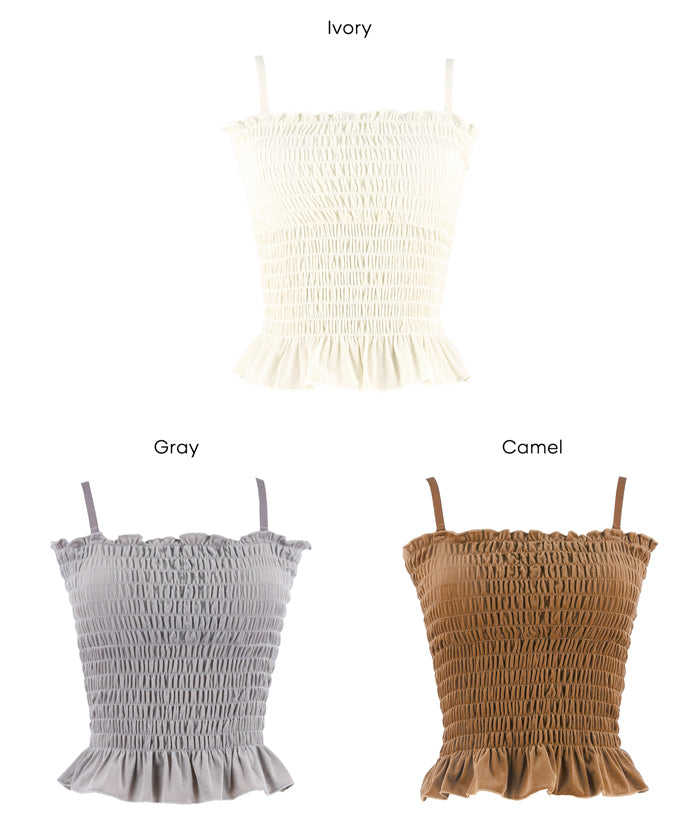 【OUT BRA】Luxury Velvet two-way Bra Top