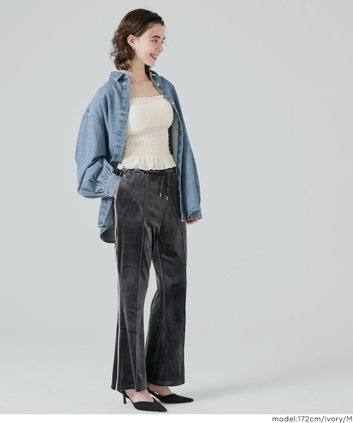 【OUT BRA】Luxury Velvet two-way Bra Top