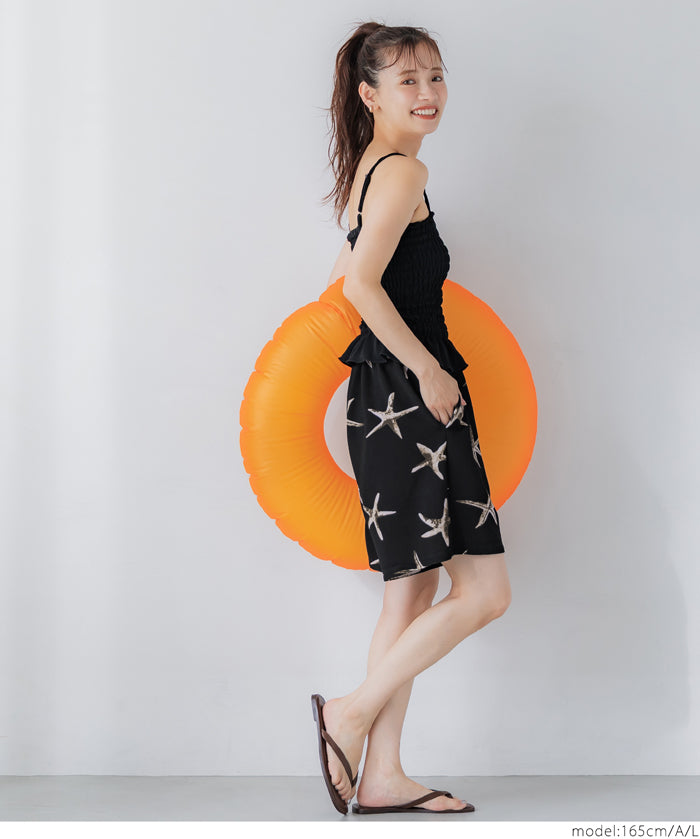 Rash Guard amphibious summer starfish pattern casual shorts