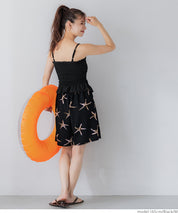 Amphibious OUT BRA Summer Ruffled Ruffled Vest with Chest Pad Rash Guard