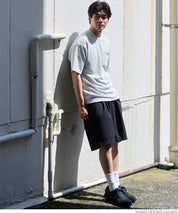【Embossed function】Men's chest pocket short-sleeved top