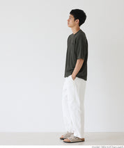 【Embossed function】Men's chest pocket short-sleeved top