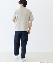 【Embossed function】Men's chest pocket short-sleeved top