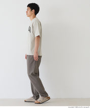 【Embossed function】Men's printed LOGO casual top