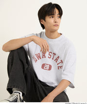 Men's unisex English logo short-sleeved Sweatshirt