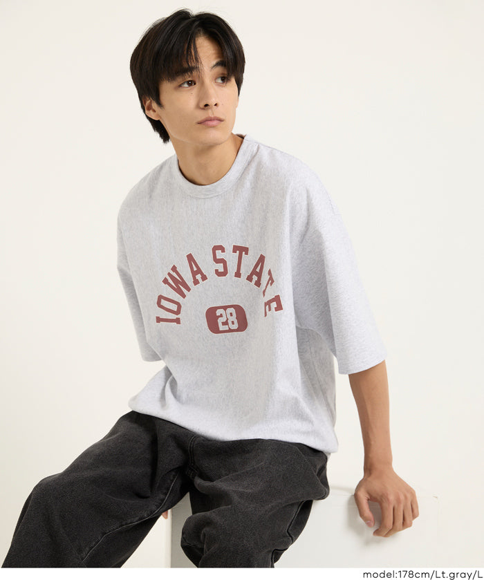 Men's unisex English logo short-sleeved Sweatshirt