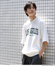 Men's unisex English logo short-sleeved Sweatshirt