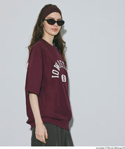 Men's unisex English logo short-sleeved Sweatshirt