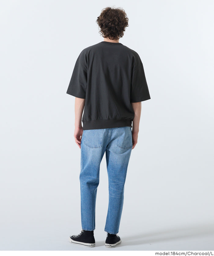 Men's unisex English logo short-sleeved Sweatshirt