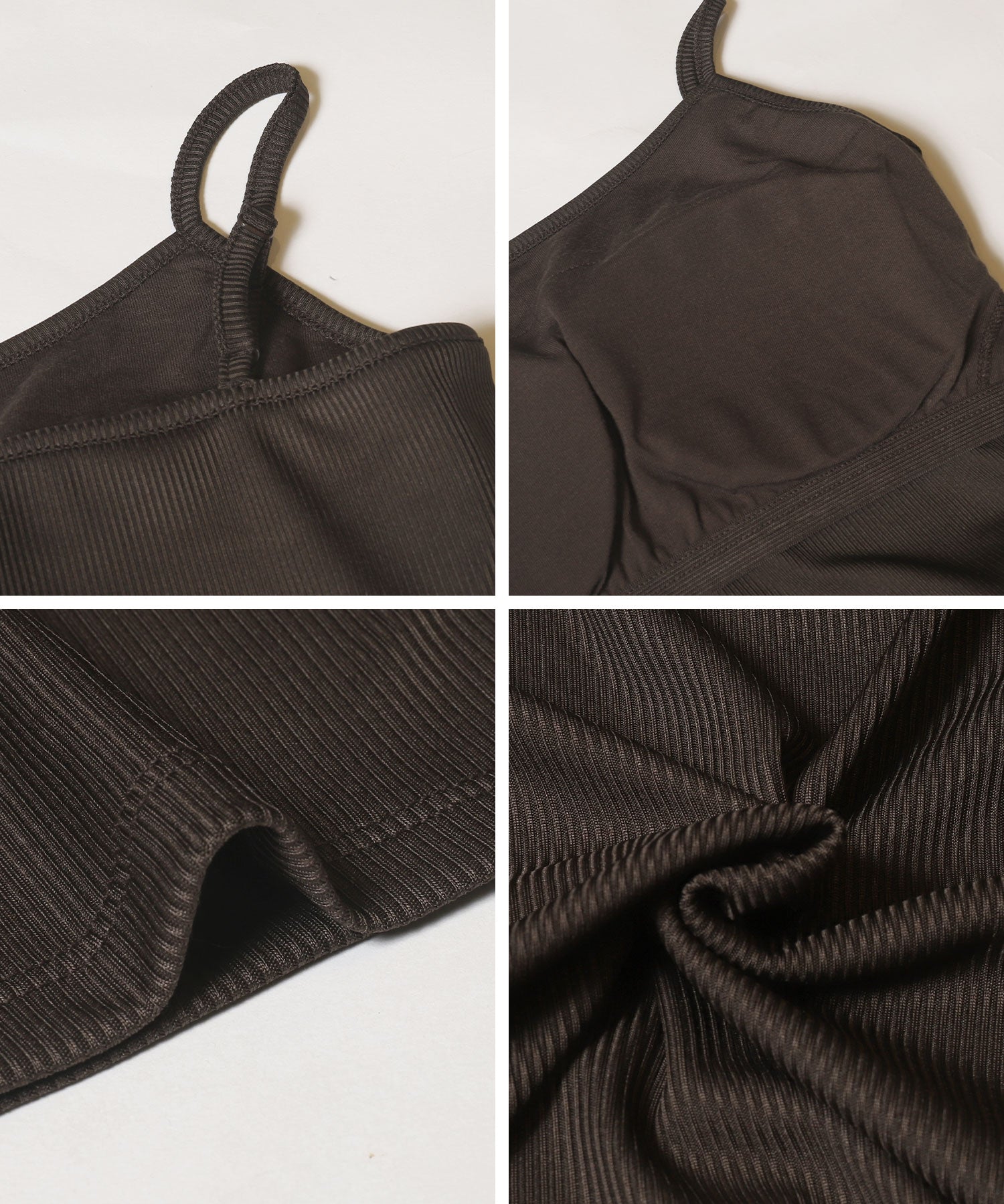 OUT BRA Silky fabric hooded spaghetti-strap dress