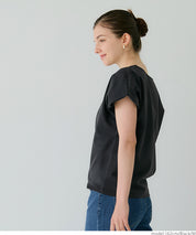 Silky-touch bubble-show top