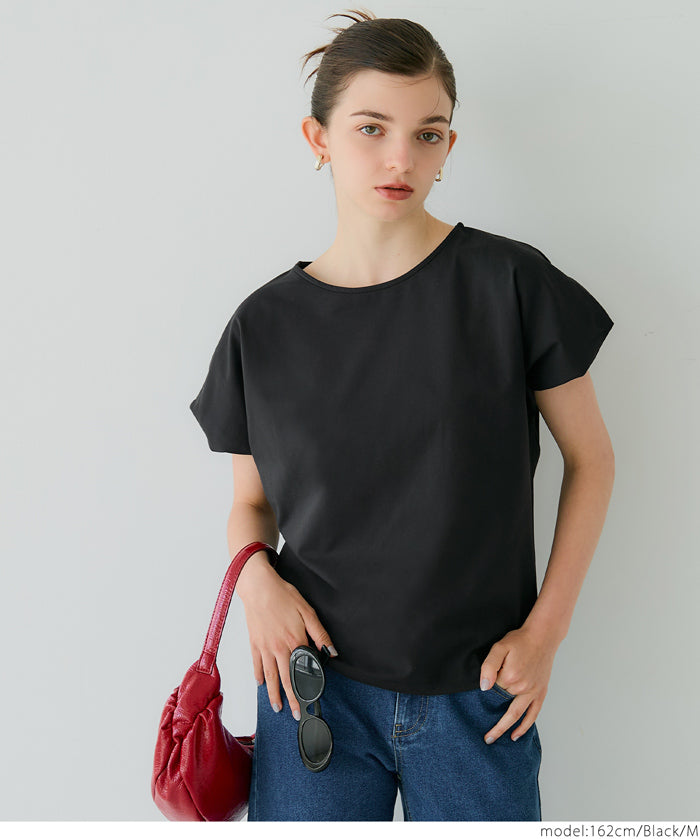 Silky-touch bubble-show top