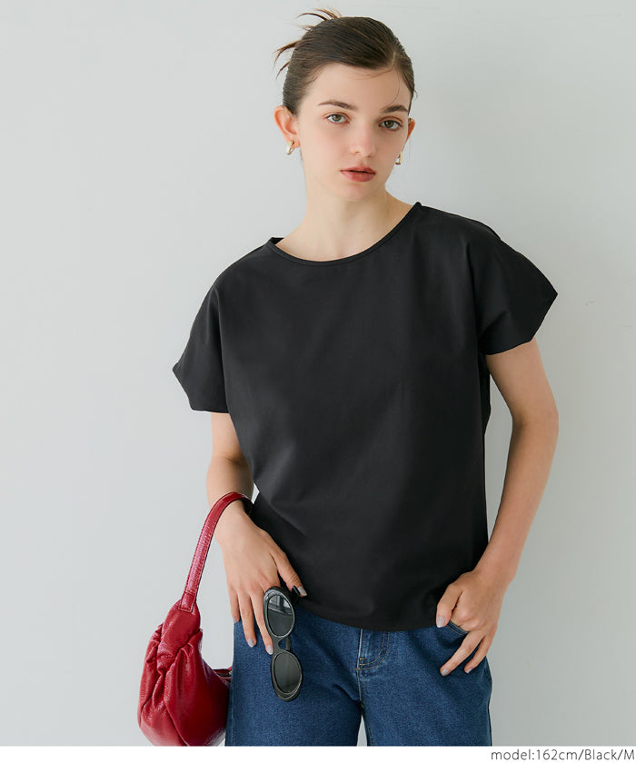 Silky-touch bubble-show top