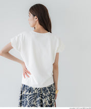 Silky-touch bubble-show top