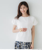 Silky-touch bubble-show top