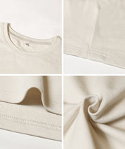 Solid cotton top with back pleats