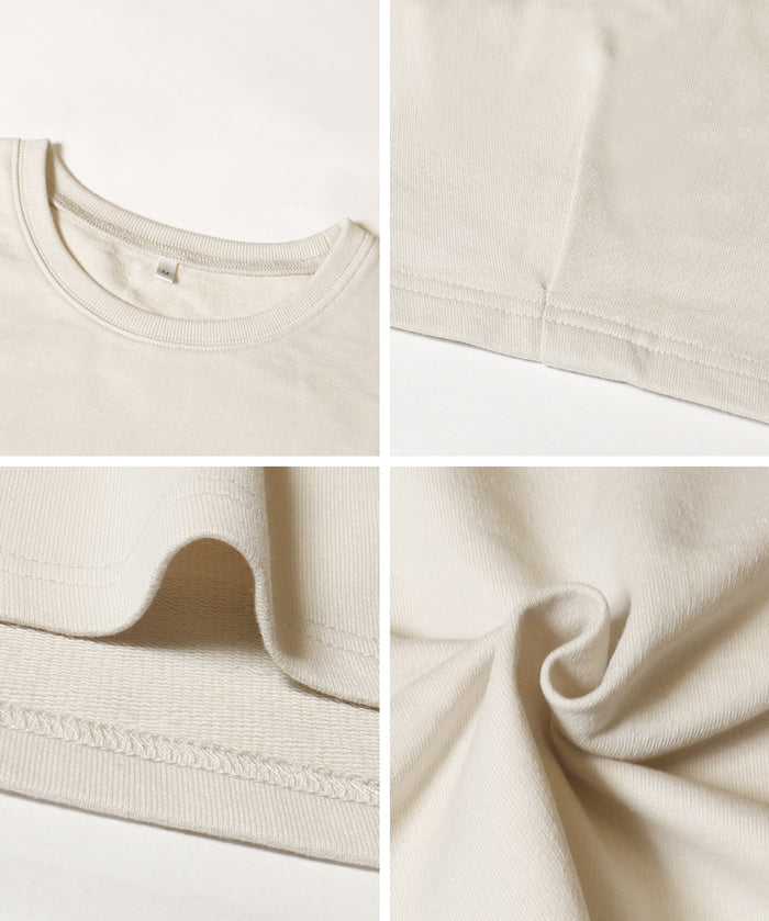 Solid cotton top with back pleats