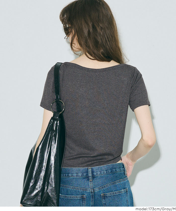 船領合身短袖上衣